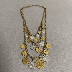 CAbi | Jewelry | Cabi Japanese Symbol Rhinestone Necklace | Poshmark